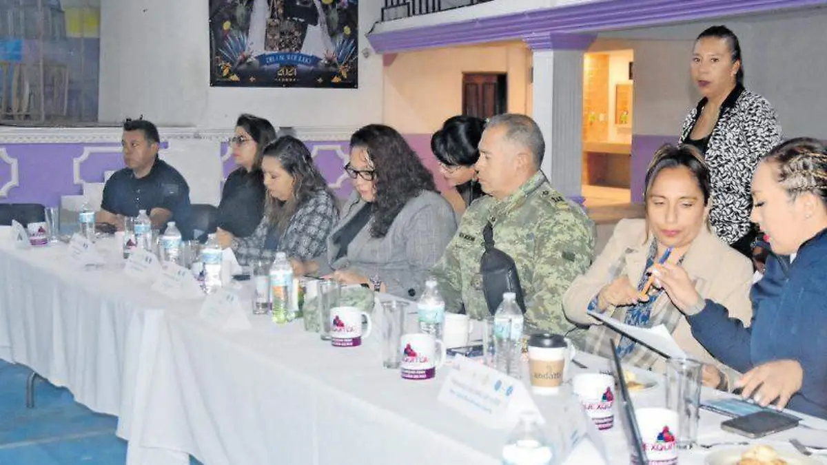 Celebraron reunión de seguridad en Tequexquitla